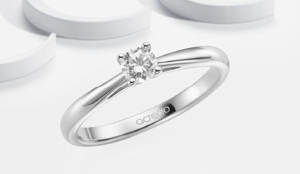 Bagues de fiançailles quart de carat 0,25 ct | acredo