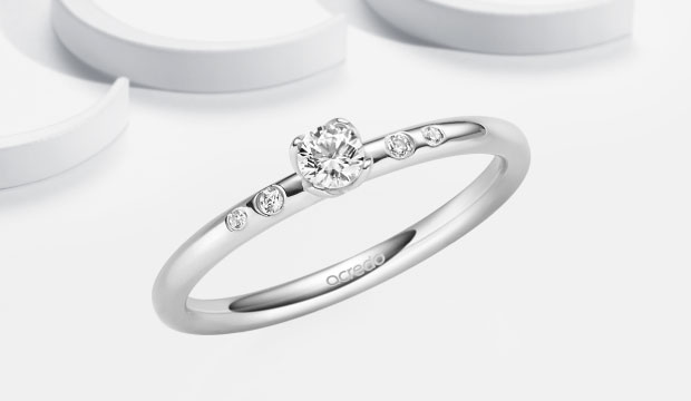 Bagues de fiançailles avec diamants | acredo