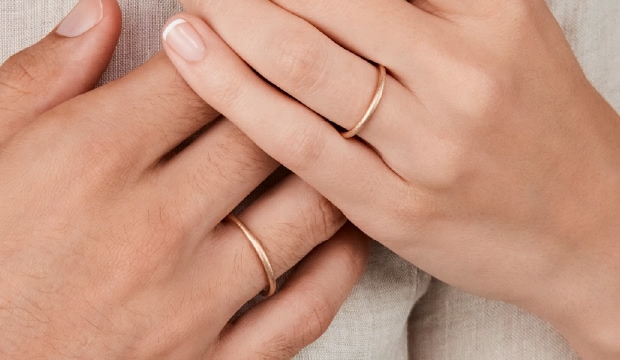 anneaux de mariage fines d'acredo | ravissants et délicats